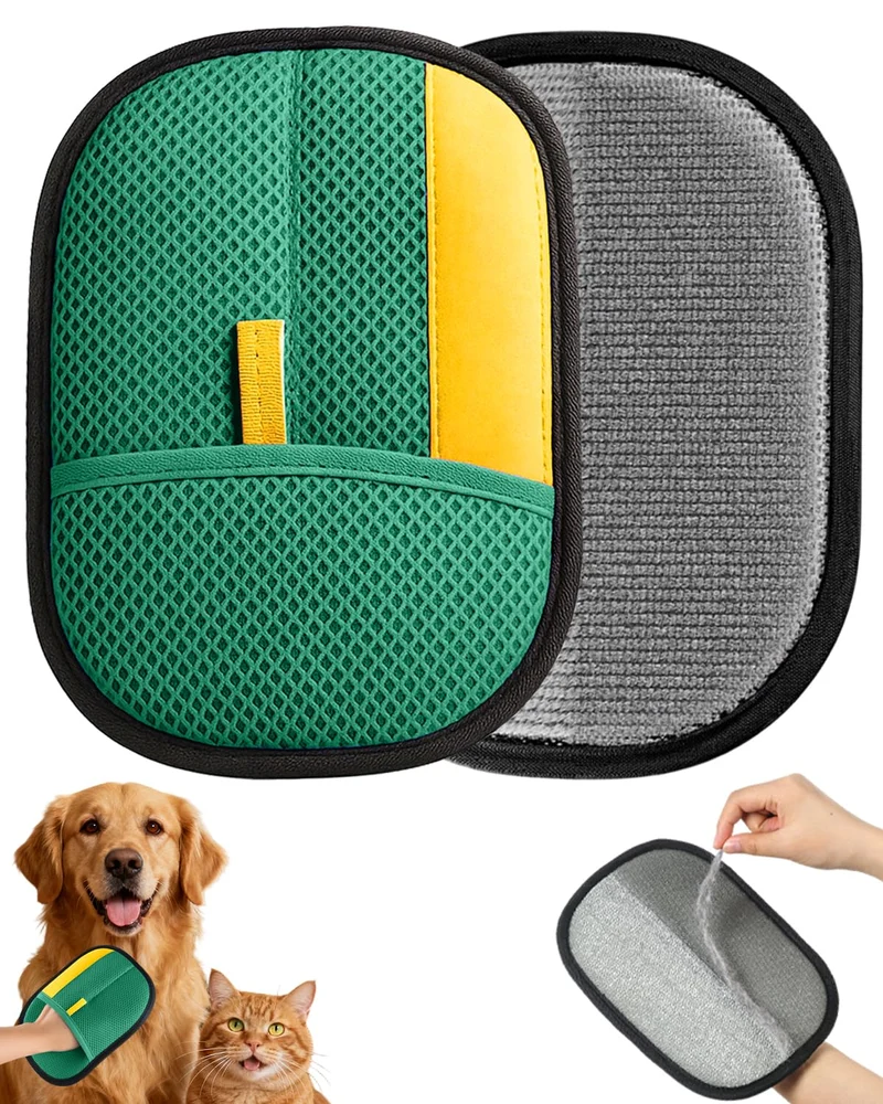 Godmifa Gant Retrait Poils – Gant Toilettage Réutilisable pour Chats et Chiens