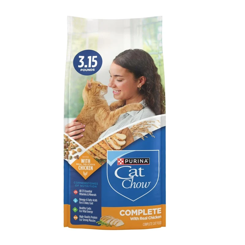Purina Cat Chow - Nourriture sèche pour chat, sac 3,5 lb, nutrition complète