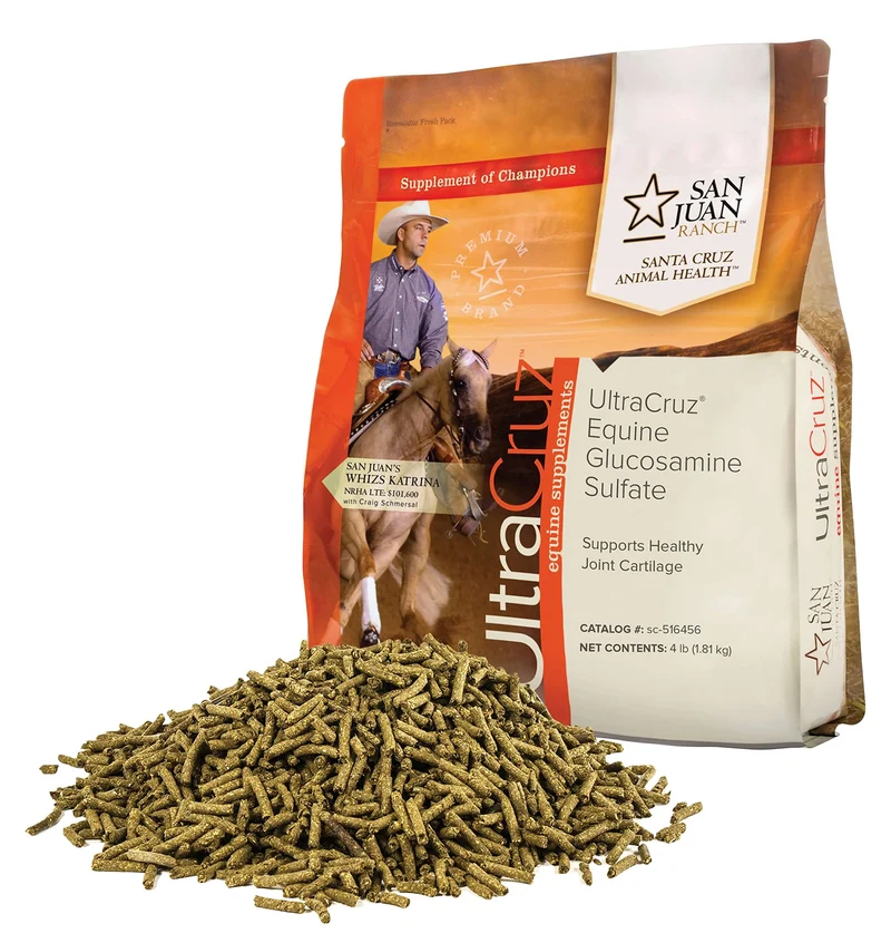 UltraCruz SC-516456 Supplément Glucosamine Sulfate pour Joints des Chevaux, Pellets 4 lb (32 jours)