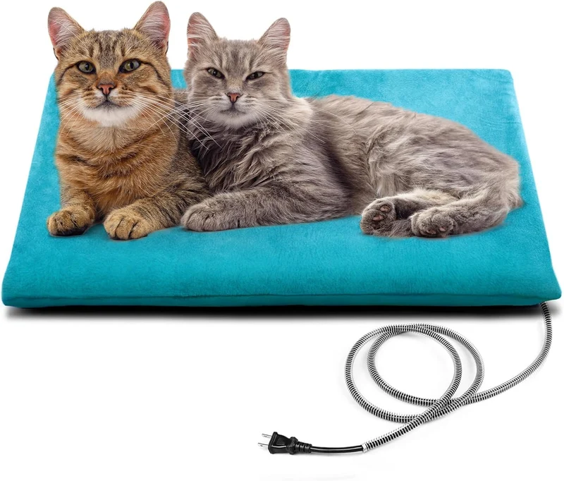 PETNF Tapis Chauffant Extérieur pour Chats et Chiens – 20 × 16 pouces