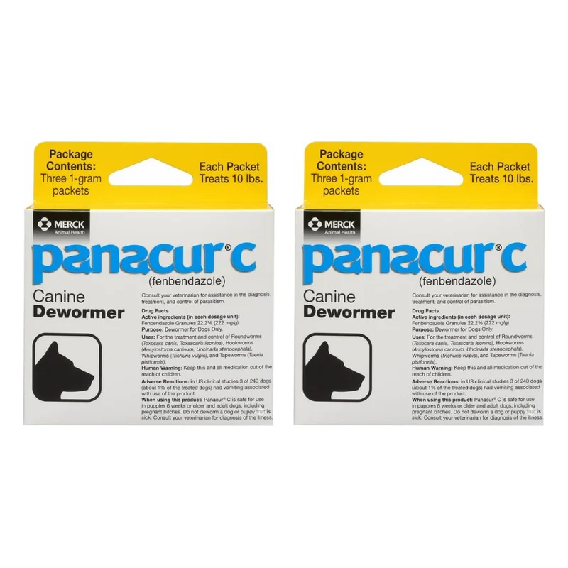 Panacur C Déparasitant Canin – Granules 1 g (3 sachets) pour chiens