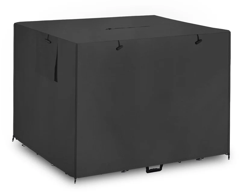 Dalema – Housse pour cage chien 42 pouces (occultante) en polyester durable – pour cages 1/2/3 portes (42" L x 28" W x 30" H, Noir)