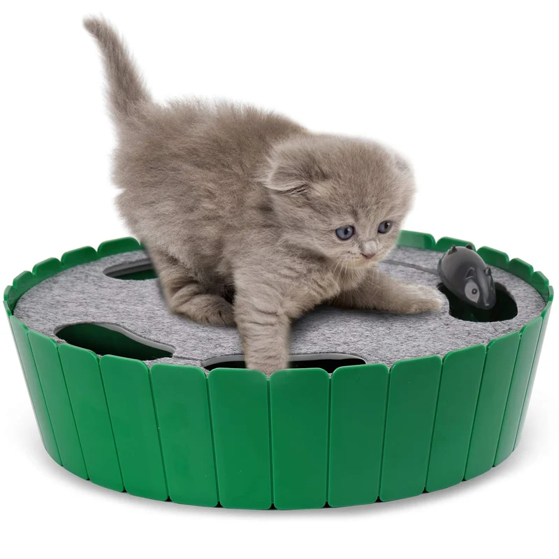 Pawaboo Jouet interactif pour chat – Souris en mouvement, teaser électronique pour intérieur