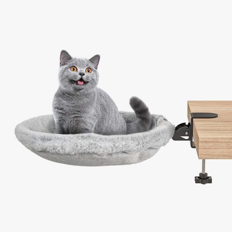 Acools Hamac Chat Bureau 90° – Lit pour Chat jusqu’à 44 Livres