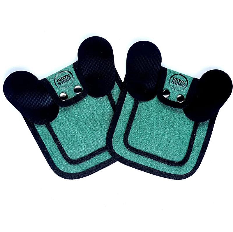 DOWN UNDER OUTDOORS – 2 Pack Selles Pour Bantams et Jeunes Poules – Bleu-Vert