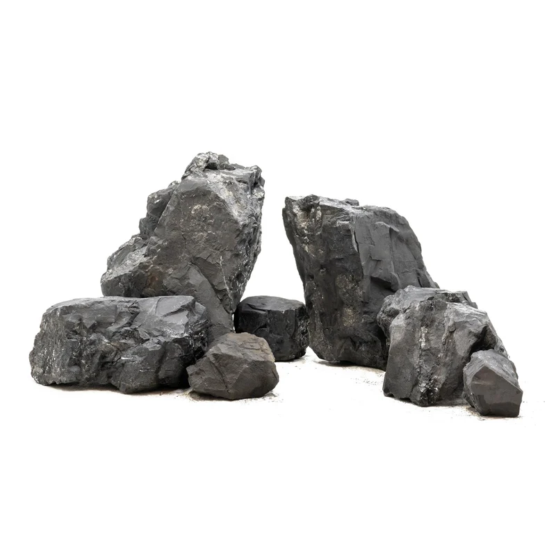 Unocho Roches d'Aquarium Naturelles - Lot de 5 lb (4 pièces) pour Aquascaping et Décoration