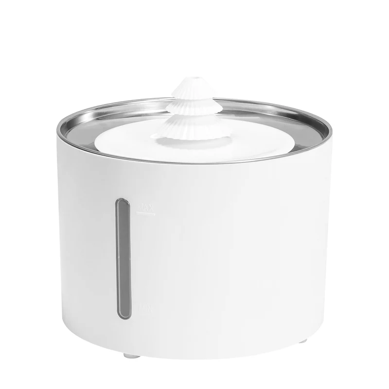 Amazon Basics Fontaine d'eau pour animaux 3 L – Silencieuse, sans BPA, 3 filtres inclus