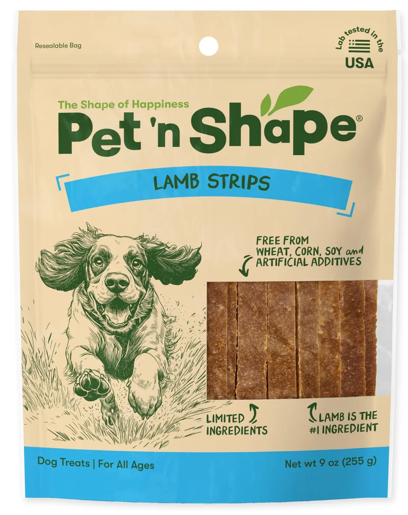 Pet 'n Shape Friandises d'agneau pour Chien – 9 onces
