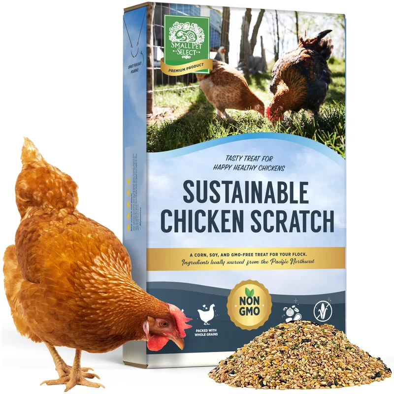 Small Pet Select Scratch Durable pour Poulets – Sans OGM, Sans Maïs, Sans Soja, Local et Petites Séries, 4,5 kg (environ 10 livres)