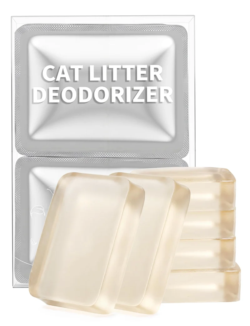 Thereye Déodorant Gel pour Litière SC06 - Compatible, Bloc Longue Durée (6 pièces)