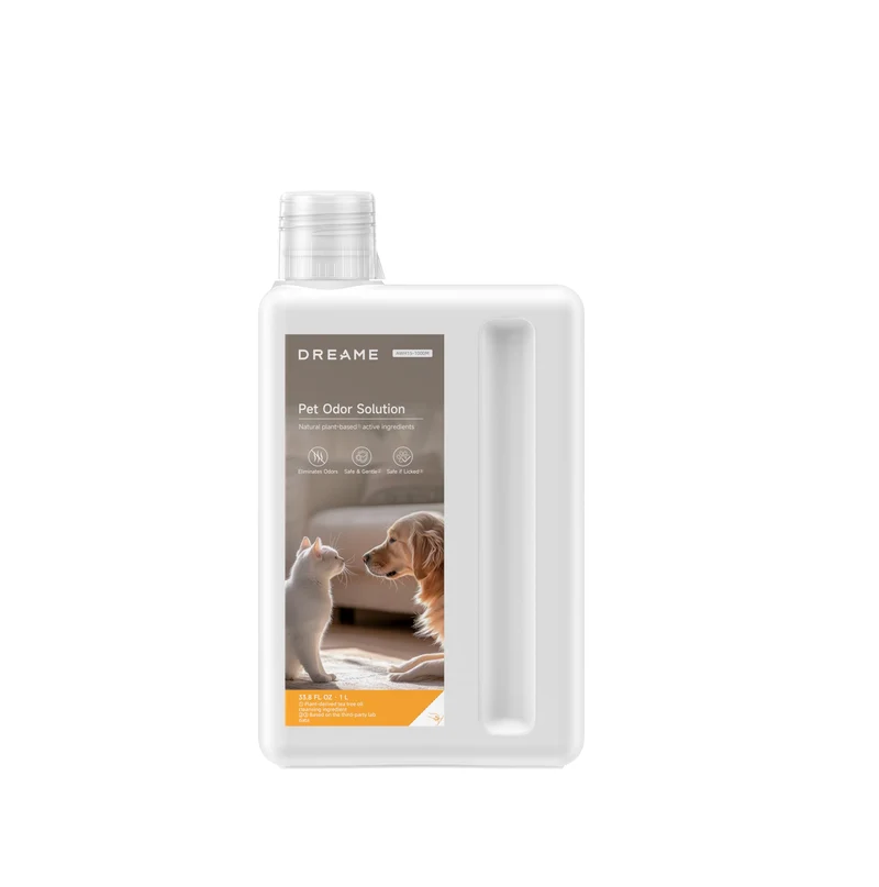 DREAME Solution Nettoyage Robot – Odeurs d’Animaux, Ingrédients Végétaux Doux, 1 litre