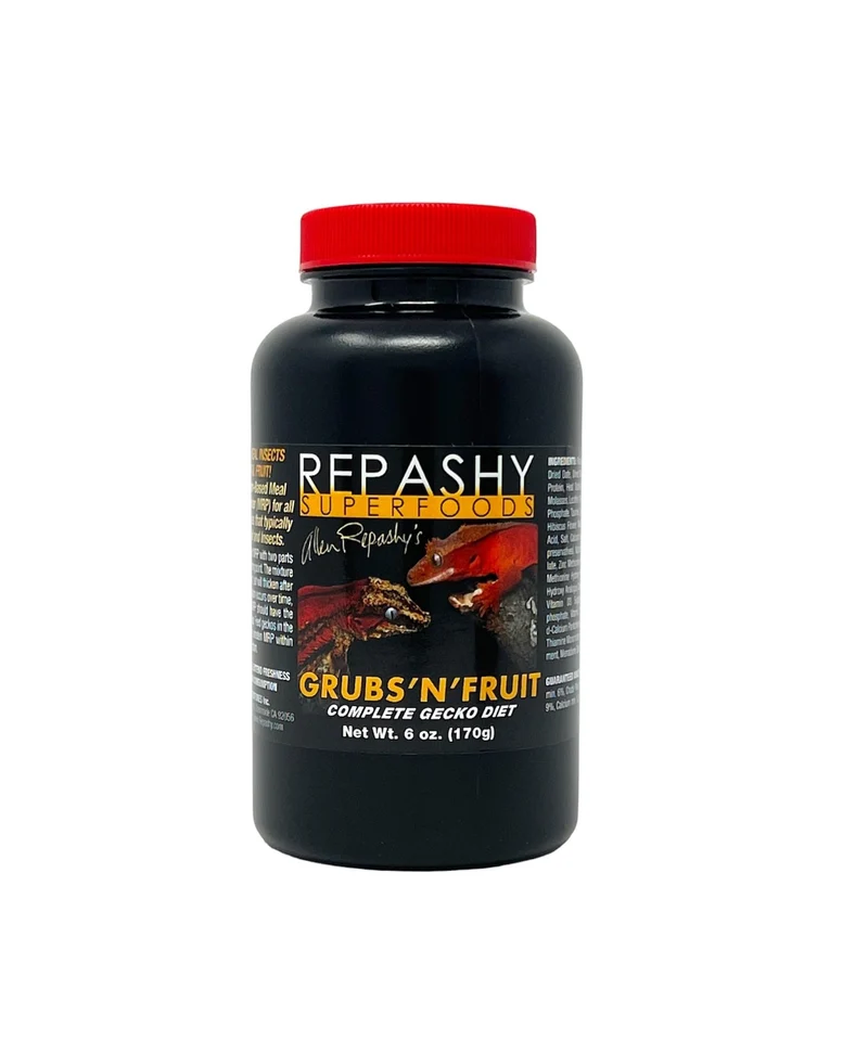 Repashy Grubs 'N' Fruit – Diète pour Geckos à Crête, Pot de 170 g