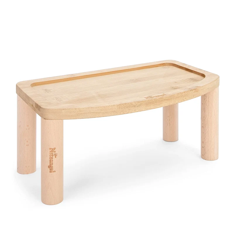 Niteangel Plateforme Anti-Glisse pour Roue de Hamster – Moyenne, Compatible Séries Super-Silent, Bois, Acrylique et Cloud