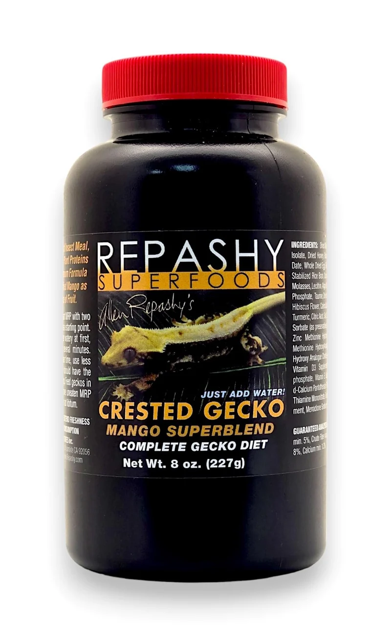 Repashy Gecko à Crête Mangue Superblend – Pot de 226 g