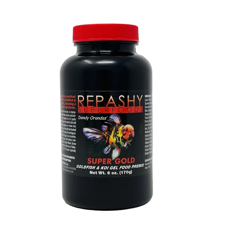 Repashy SuperFoods Super Gold – Nourriture gelée pour poissons rouges et koïs, pot de 170 g