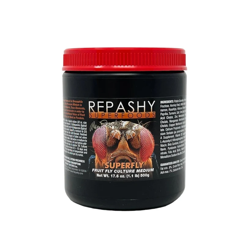 Repashy SuperFoods SuperFly 17,6 oz — Média de culture pour drosophiles, bocal