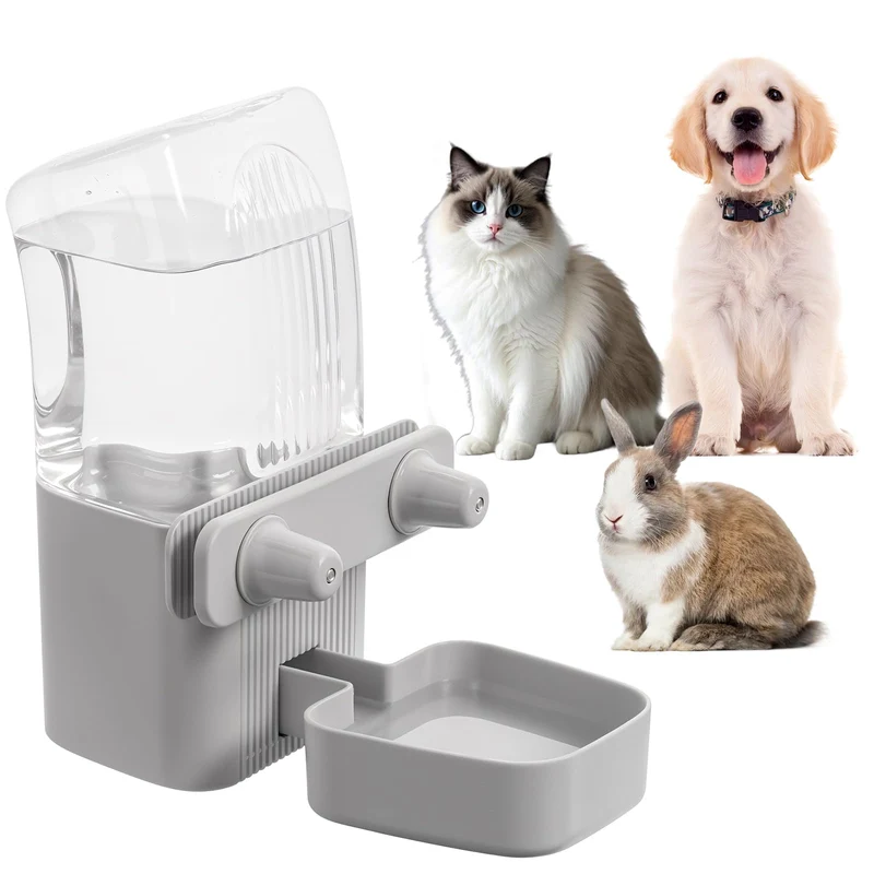 Kenond Distributeur d'Eau 50oz pour Lapin/Chat/Chien - Bouteille Gravitationnelle pour Cage