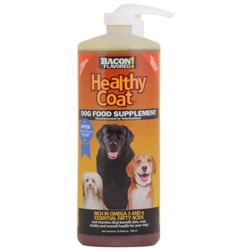 HealthyCoat Chien – Supplément Alimentaire Poil & Peau, Immunité (Quart)