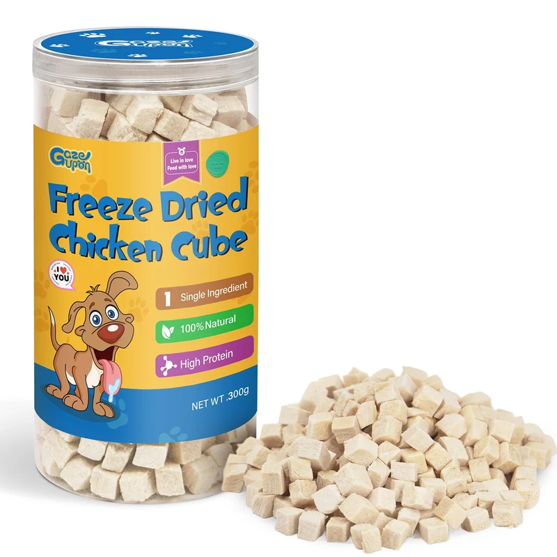 gazeupon Friandises Poulet Lyophilisé pour Chien — Ingrédient Unique, Protéines Élevées, Sans Céréales, 10.58 oz