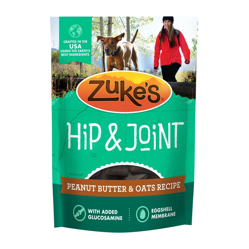 Merrick Zuke’s Hip et Joint — Friandises pour chiens adultes et seniors (16 oz)