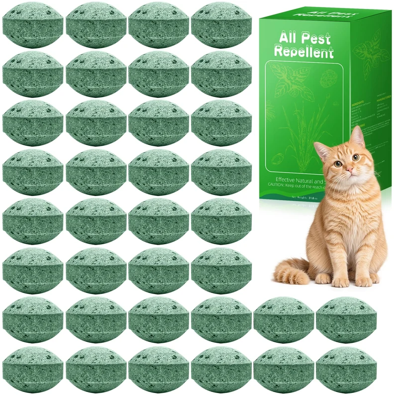 Crobirware – Lot de 36 répulsifs chats naturels et sûrs (Intérieur & Extérieur)
