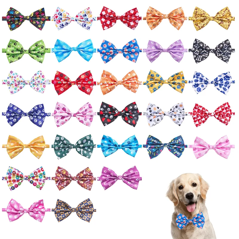 Pai Sence – 30 noeuds chien imprimé patte reglables Taille L