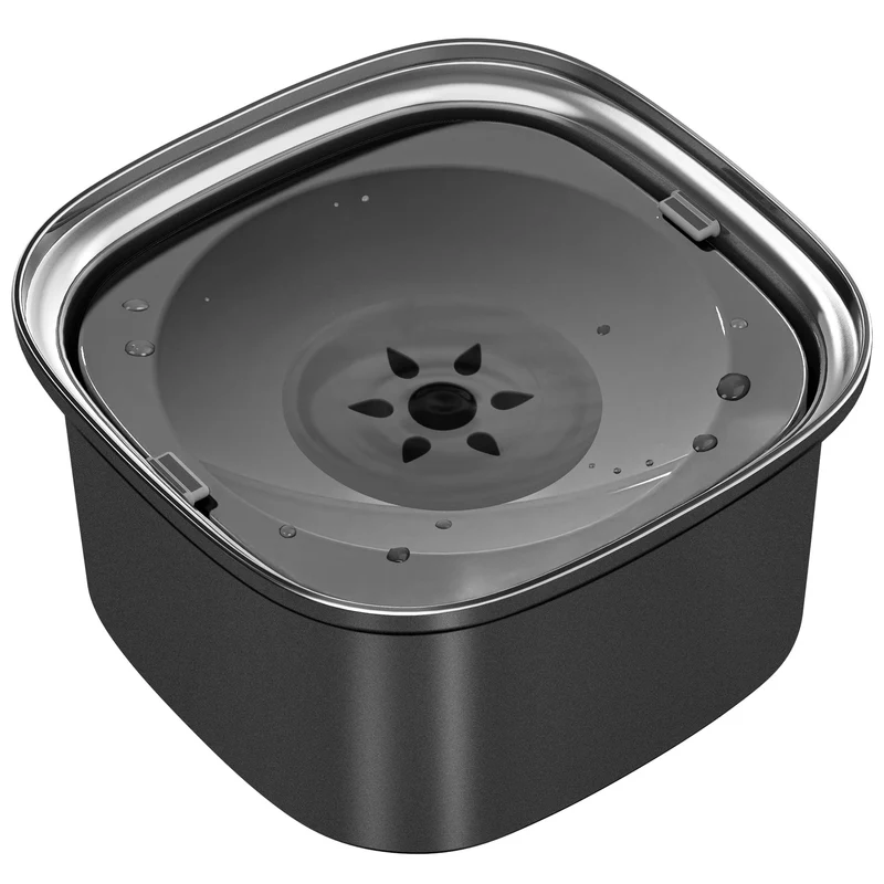 Upsky Bol d'eau pour chien 3 L – Inox 304, Sans Débordement, Alimentation lente, Idéal Voyage