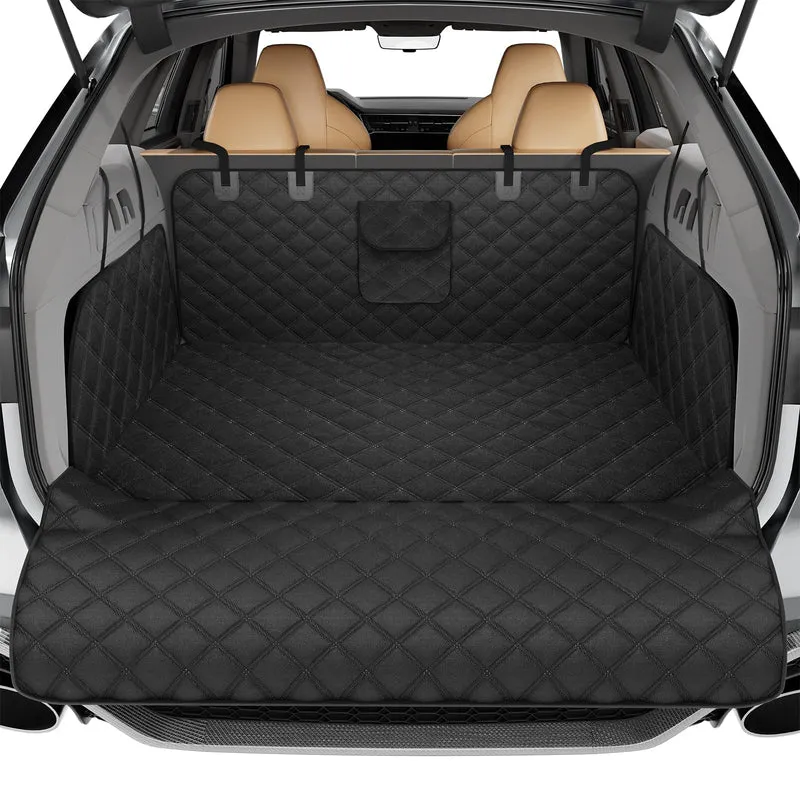 Tapis de coffre SUV Simple Trending pour chiens – Étanche, universel et antidérapant (Noir)