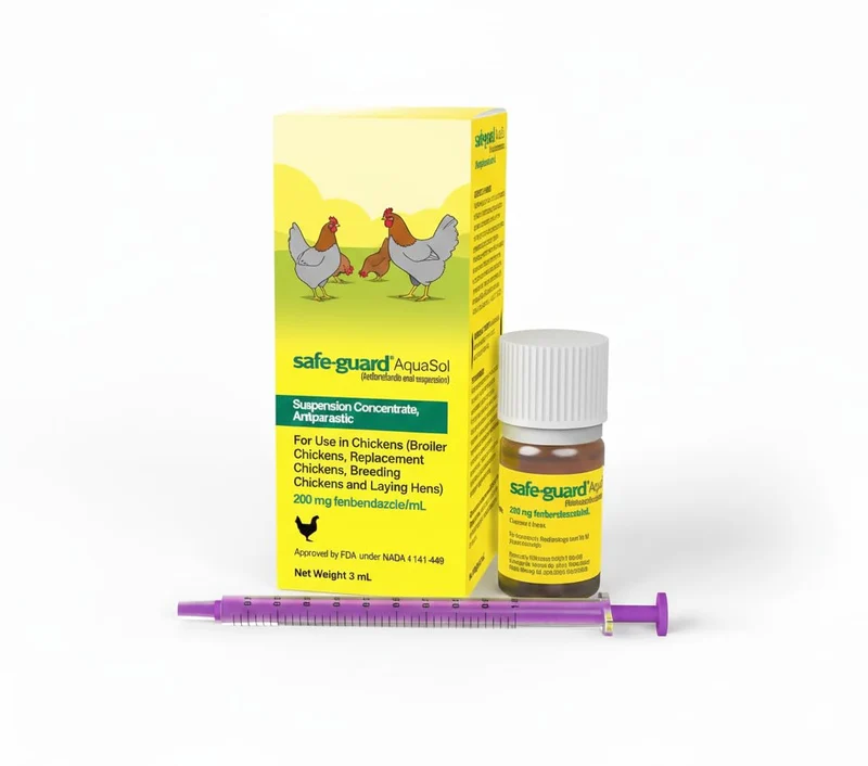 Vermifuge Aquasol pour poules — traitement en 5 jours sans retrait d'œufs | Generic