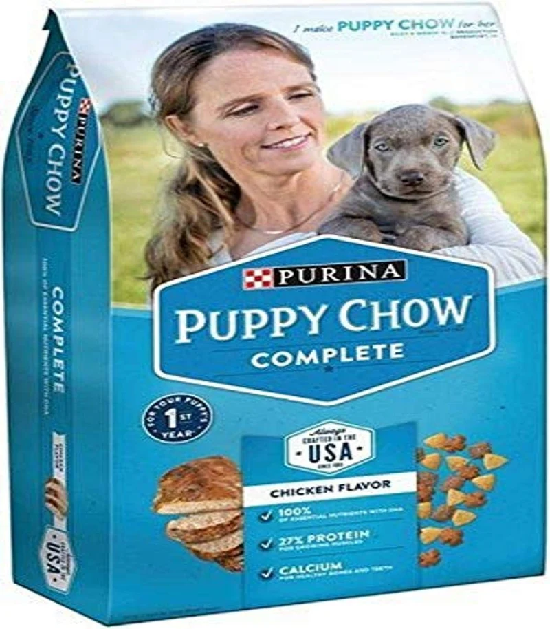 Purina Puppy Chow – Nourriture sèche pour chiots, complète et équilibrée, saveur poulet, sac de 2 kg