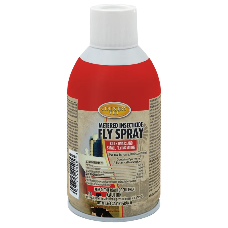 Zep Enforcer 34-2050CVA – Spray anti-mouches Country Vet, dosage automatique, 190 ml, réf. 30 jours, brun/A