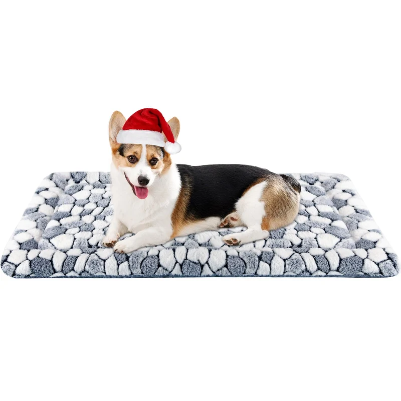 VANKEAN Tapis Réversible pour Cage - Coussin Doux Chien/Chat, Chaud & Froid, Lavable en Machine