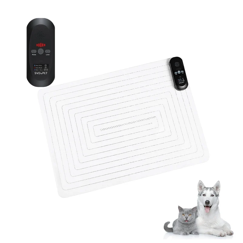 Tapis d'entraînement pour animaux SVD.PET — 22 x 16 po, 3 modes, 5 niveaux, testeur inclus, sécurité