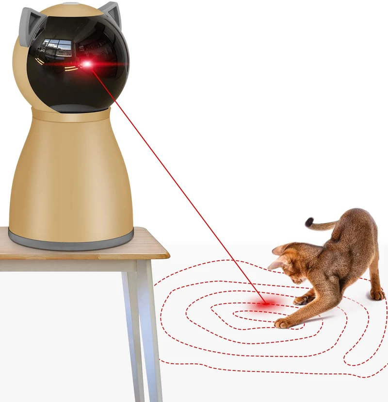 Valonii — Jouet Laser Interactif pour Chats d’Intérieur, Rechargeable et Automatique