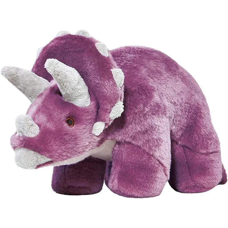 Fluff & Tuff Charlie Triceratops – Peluche pour chien, grand modèle 14 pouces