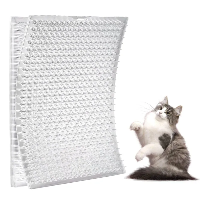 Zipcase Tapis Anti-Chat 16 Pièces – Pics Étroits et Denses, 13 × 16 po, Usage Intérieur et Extérieur, Couverture 12 Pieds Carrés