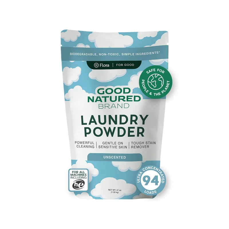 Good Natured Brand | Détachant et nettoyant pour linge d’animaux – Taches et odeurs, hypoallergénique et sans parfum | 1,33 kg (94 lavages)