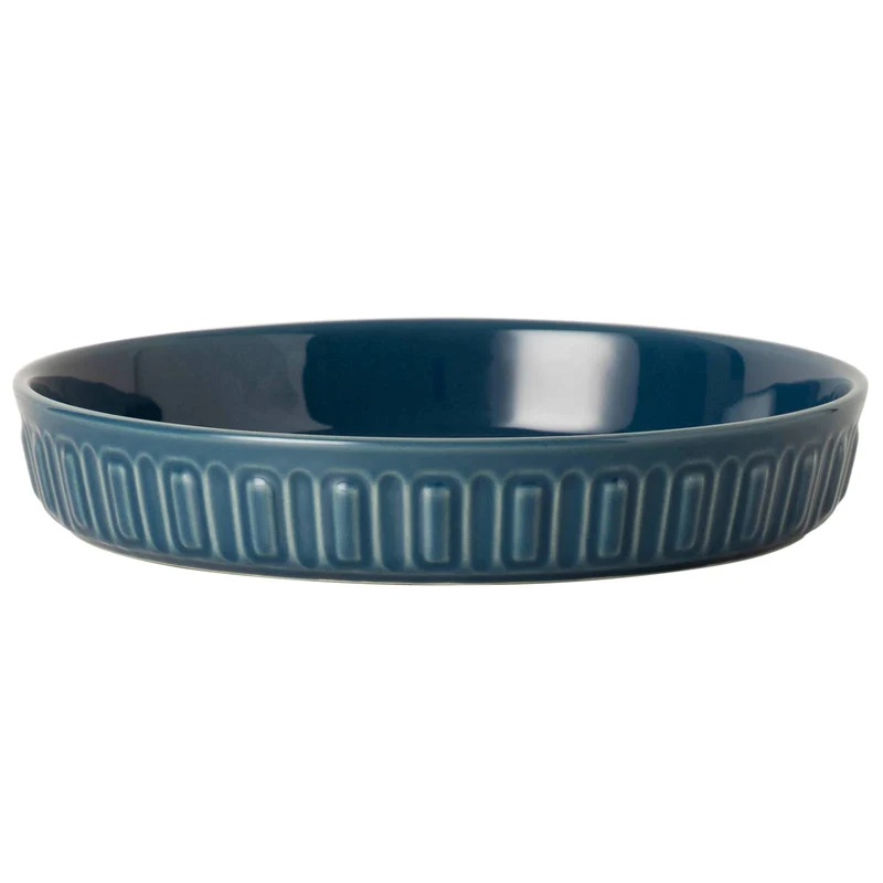 FE FUN ELEMENTS Bols peu profonds en céramique – 26,7 cm, 89 oz, bleu