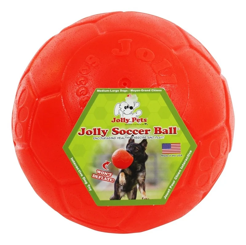 Jolly Pets Ballon de football pour chien 8 pouces – Toutes tailles