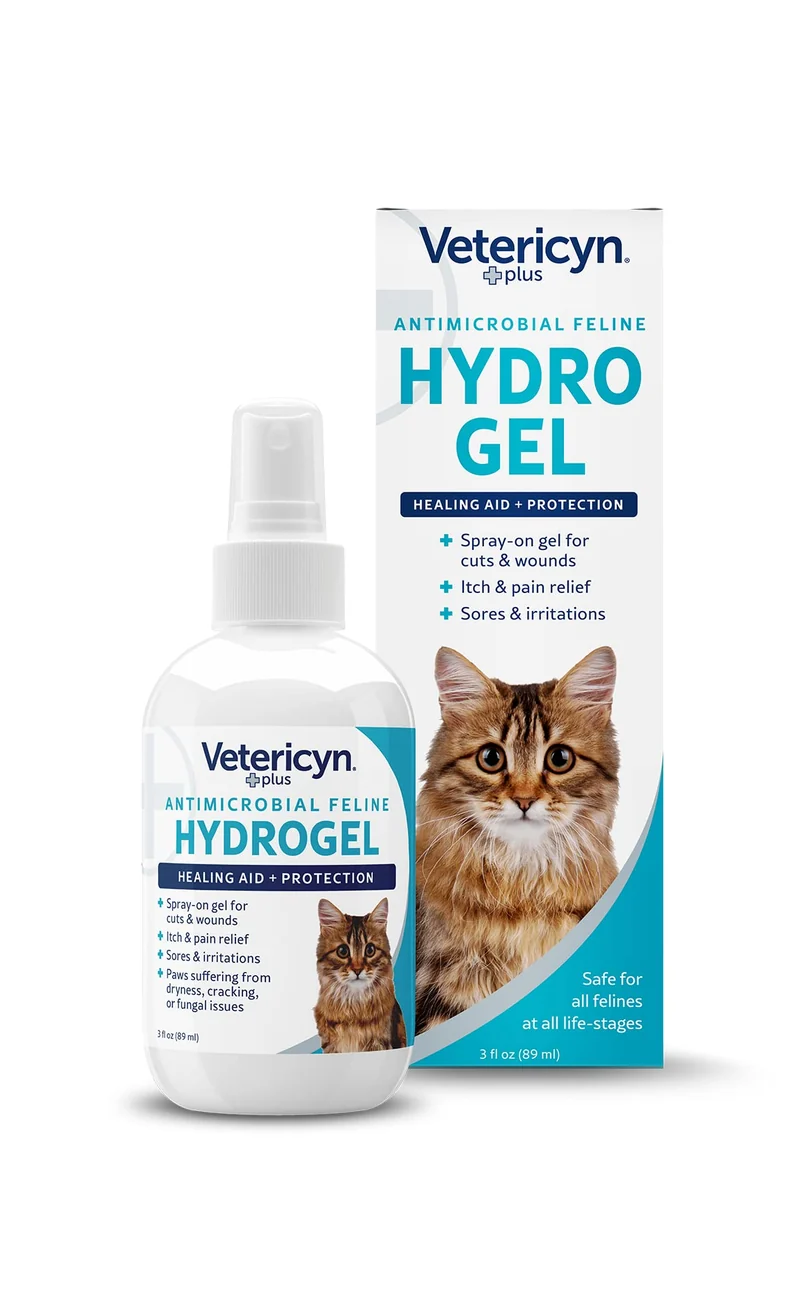 Vetericyn Plus Chat – Spray hydrogel pour plaies et irritations