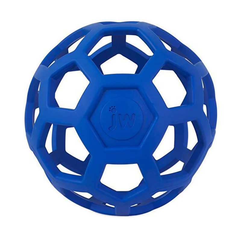 JW Pet Hol-ee Roller – Balle Puzzle en Caoutchouc Naturel, Extra Large (7,5 pouces)