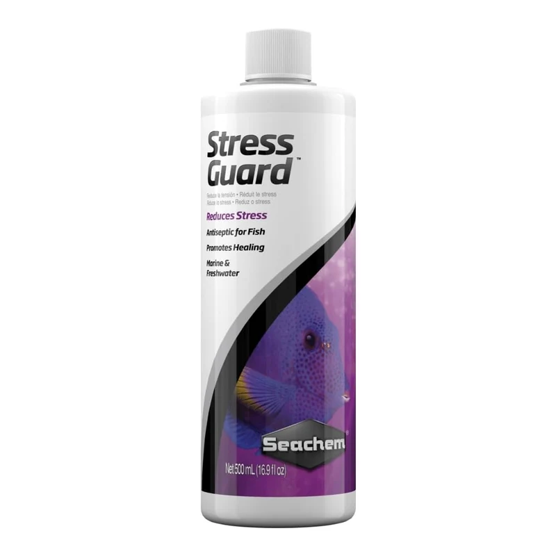Seachem StressGuard – Protection de la couche muqueuse, réduction du stress et de l’ammoniaque, 500 ml