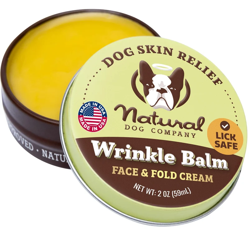 Baume anti-rides pour chiens Natural Dog Company – Hydratant, sûr et naturel (2 oz)