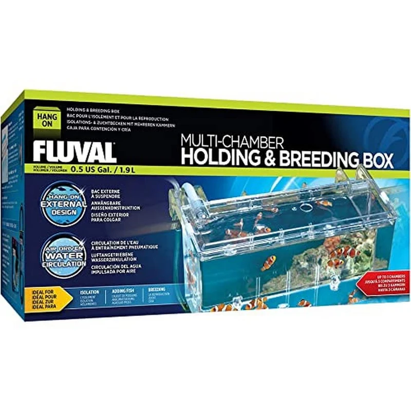 Fluval Boîte Multi-Chambres – Maintien et Élevage, Grand Modèle jusqu'à 3 Compartiments