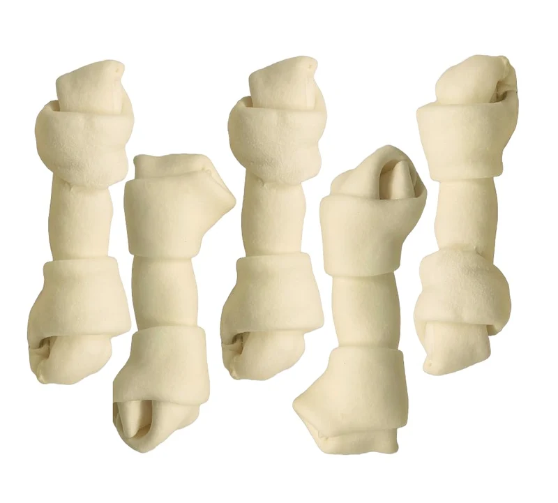 Top Dog Chews – Os de Boeuf Naturels (5 pièces), Os à Mâcher 8–10 pouces pour Chiens de Toutes Tailles