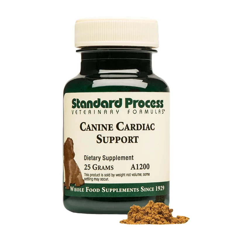 Standard Process Inc. Canine Cardiac Support – Soutien cardiaque canin – Formule nutritionnelle avec sélénium – 25 g