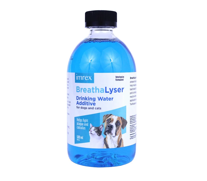 imRex Additif d'eau pour chiens et chats – 500 ml, hygiène buccale facilitée