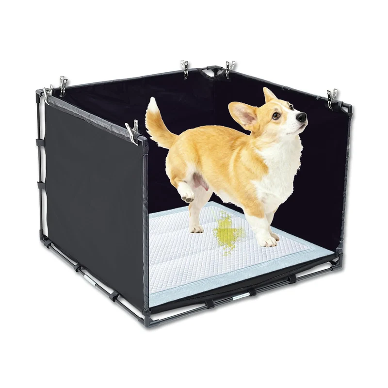 OCMML Bac Toilette Chien Petit – Litière Intérieure Sans Fuite, Murs Hauteurs, Pliable