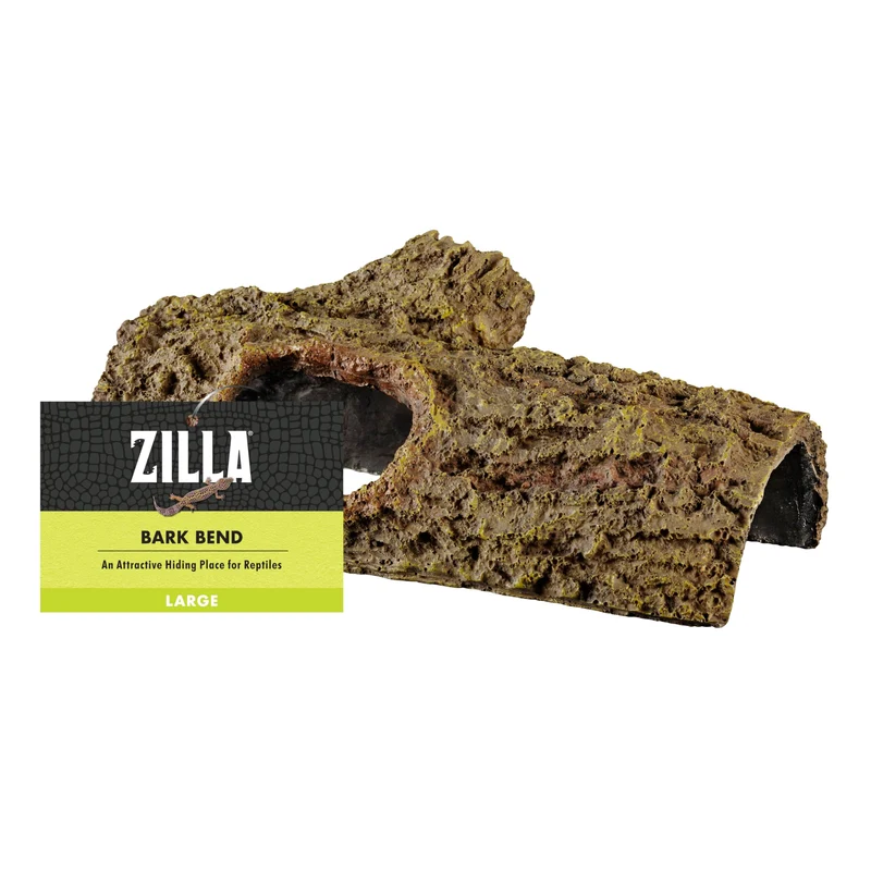 Zilla Bark Bends — Décor de Terrarium Reptile, Grand