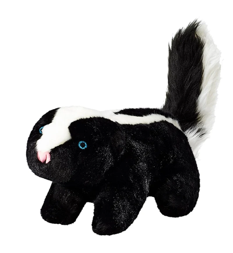 Fluff & Tuff Lucy Skunk – Grand Jouet Peluche pour Chiens, 12 Pouces